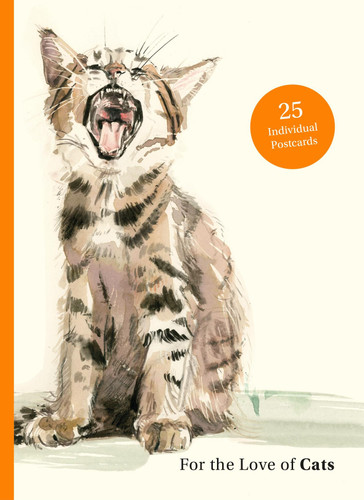 For the Love of Cats: 25 Postcards book cover by Ana Sampson
