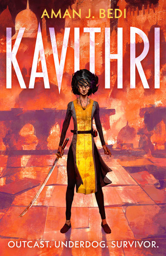 Kavithri: Outcast. Underdog. Survivor. book cover by Aman J. Bedi