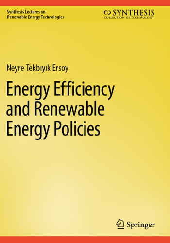 Energy Efficiency and Renewable Energy Policies (Synthesis Lectures on Renewable Energy Technologies) book cover by Neyre Tekbıyık Ersoy