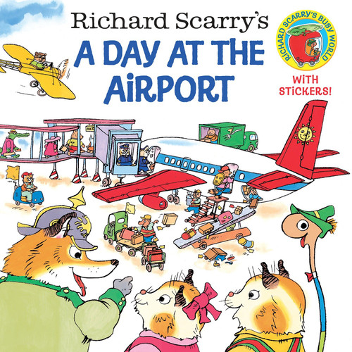 Richard Scarry's A Day at the Airport book cover by Richard Scarry
