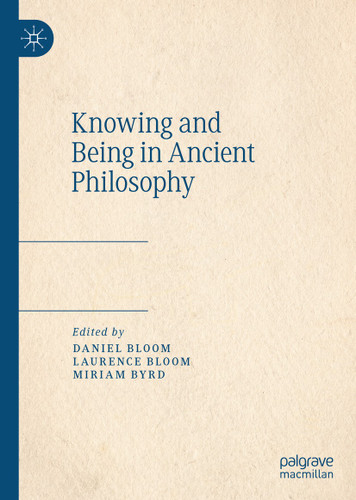 Knowing and Being in Ancient Philosophy book cover by 