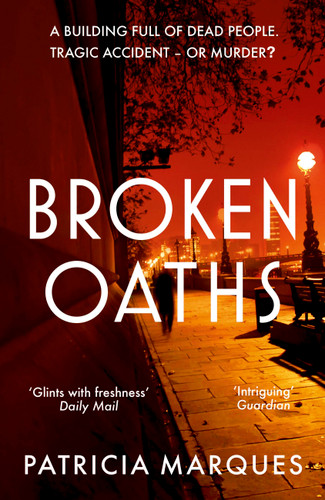 Broken Oaths: An electric, chilling new crime thriller perfect for fans of Nadine Matheson (Inspector Reis) book cover by Patricia Marques