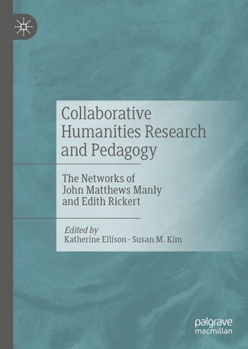 Collaborative Humanities Research and Pedagogy: The Networks of John Matthews Manly and Edith Rickert book cover by 