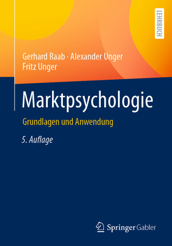 Marktpsychologie: Grundlagen und Anwendung book cover by Gerhard Raab, Alexander Unger, Fritz Unger