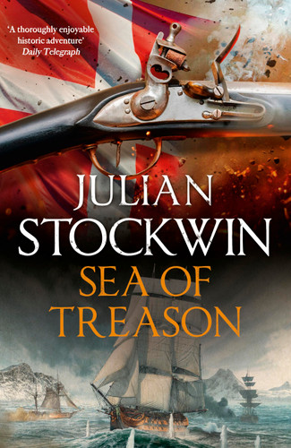 Sea of Treason: Thomas Kydd 26 book cover by Julian Stockwin
