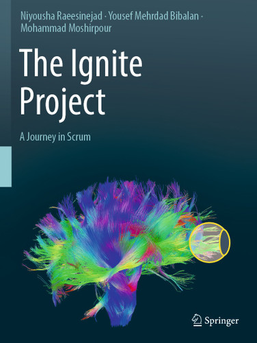 The Ignite Project: A Journey in Scrum book cover by Niyousha Raeesinejad, Yousef Mehrdad Bibalan, Mohammad Moshirpour