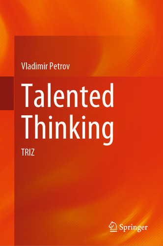 Talented Thinking: TRIZ book cover by Vladimir Petrov