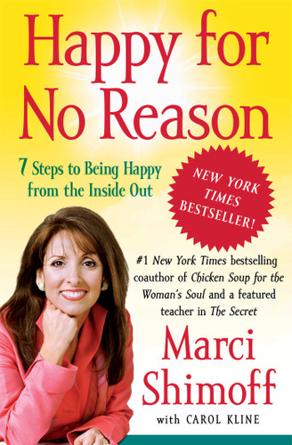 Happy for No Reason: 7 Steps to Being Happy from the Inside Out book cover by Marci Shimoff