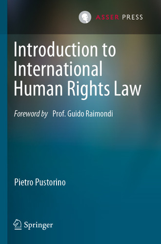 Introduction to International Human Rights Law book cover by Pietro Pustorino