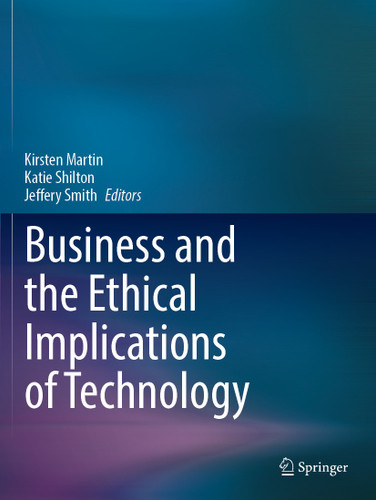 Business and the Ethical Implications of Technology book cover by 