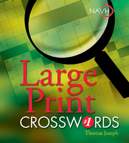 Large Print Crosswords #1 (Large Print Crosswords) book cover by Thomas Joseph