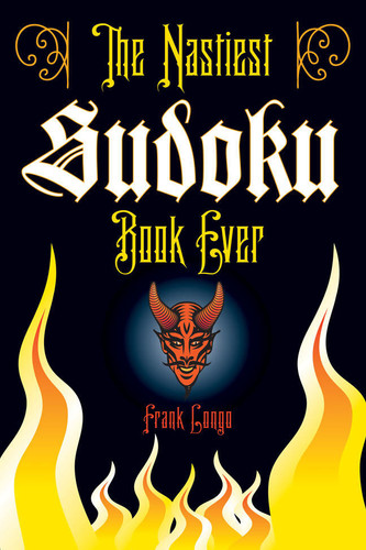 The Nastiest Sudoku Book Ever book cover by Frank Longo