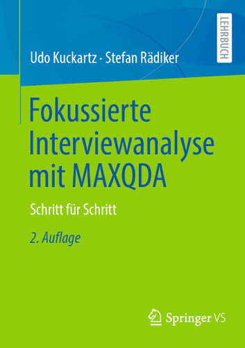 Fokussierte Interviewanalyse mit MAXQDA: Schritt für Schritt book cover by Udo Kuckartz, Stefan Rädiker