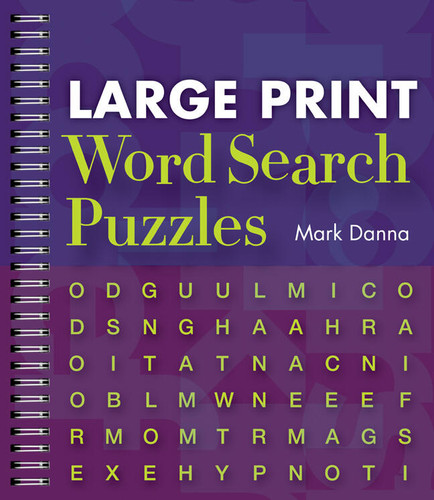Large Print Word Search Puzzles (Large Print Word Search Puzzles) book cover by Mark Danna