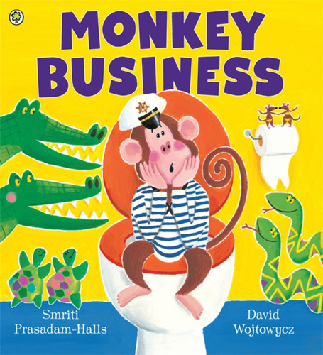 Monkey Business book cover by Smriti Prasadam-Halls
