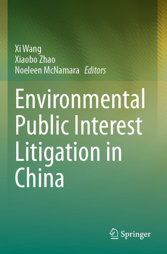 Environmental Public Interest Litigation in China book cover by 