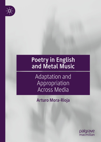 Poetry in English and Metal Music: Adaptation and Appropriation Across Media book cover by Arturo Mora-Rioja