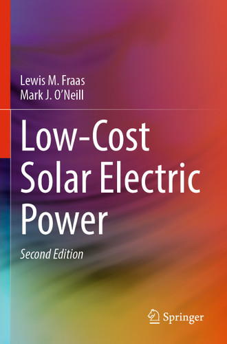 Low-Cost Solar Electric Power book cover by Lewis M. Fraas, Mark J. O’Neill