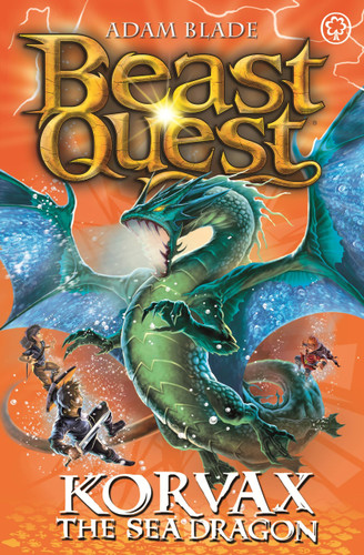 Beast Quest: 100: Korvax the Sea Dragon (Beast Quest) book cover by Adam Blade