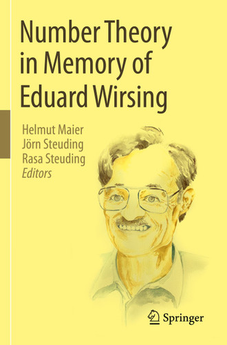 Number Theory in Memory of Eduard Wirsing book cover by 