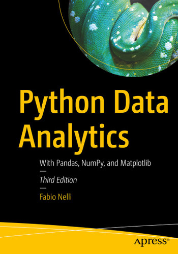 Python Data Analytics: With Pandas, NumPy, and Matplotlib book cover by Fabio Nelli
