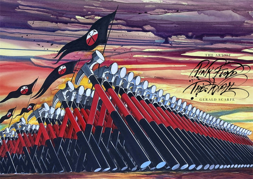 The Art of Pink Floyd The Wall book cover by Gerald Scarfe