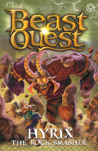 Beast Quest: Hyrix the Rock Smasher: Series 30 Book 1 (Beast Quest) book cover by Adam Blade