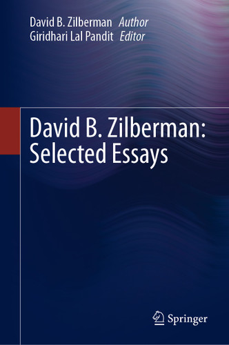 David B. Zilberman: Selected Essays book cover by David B. Zilberman