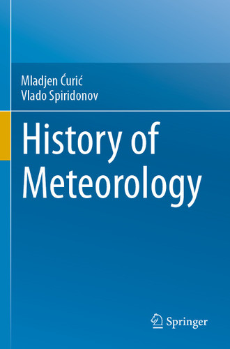 History of Meteorology book cover by Mladjen Ćurić, Vlado Spiridonov