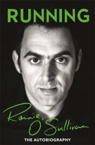 Running book cover by Ronnie O'Sullivan