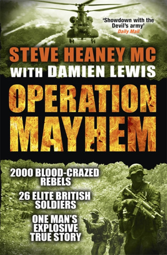 Operation Mayhem book cover by Steve Heaney MC