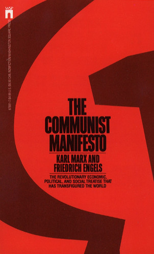 The Communist Manifesto book cover by Karl Marx