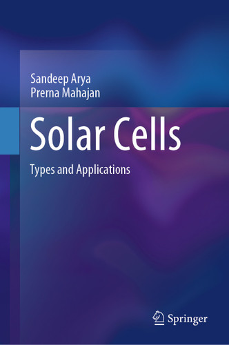 Solar Cells: Types and Applications book cover by Sandeep Arya, Prerna Mahajan