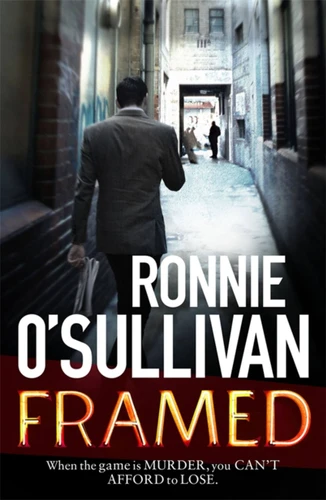 Framed book cover by Ronnie O'Sullivan