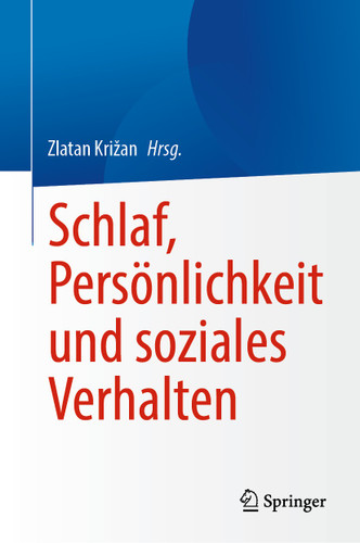 Schlaf, Persönlichkeit und soziales Verhalten book cover by 