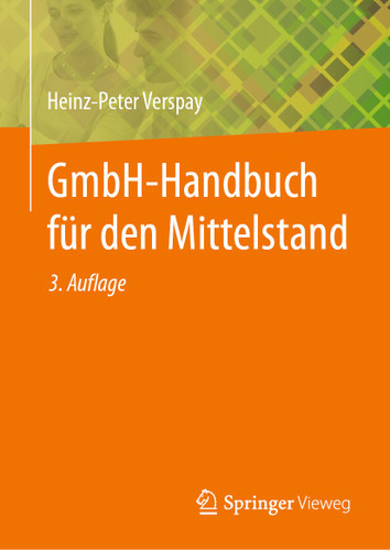 GmbH-Handbuch für den Mittelstand book cover by Heinz-Peter Verspay