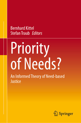 Priority of Needs?: An Informed Theory of Need-based Justice book cover by 