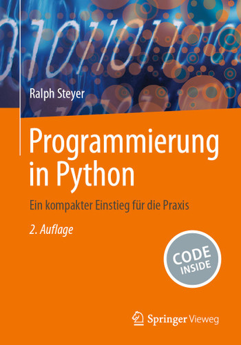 Programmierung in Python: Ein kompakter Einstieg für die Praxis book cover by Ralph Steyer