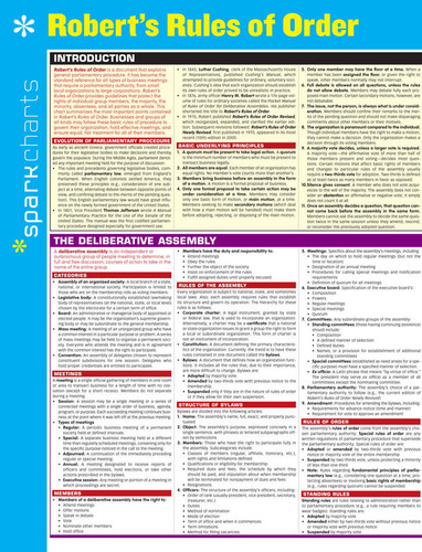 Robert's Rules of Order SparkCharts (SparkCharts #61) book cover by SparkNotes