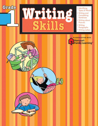Writing Skills: Grade 1 (Flash Kids Harcourt Family Learning) (Flash Kids Harcourt Family Learning) book cover by 