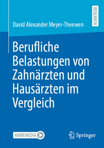 Berufliche Belastungen von Zahnärzten und Hausärzten im Vergleich book cover by David Alexander Meyer-Theewen