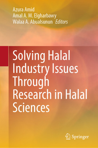 Solving Halal Industry Issues Through Research in Halal Sciences book cover by 