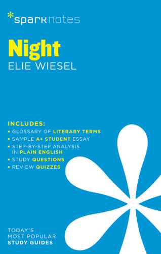Night SparkNotes Literature Guide (SparkNotes Literature Guide Series #48) book cover by SparkNotes, Elie Wiesel