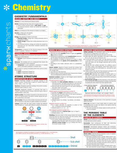Chemistry SparkCharts (SparkCharts #10) book cover by SparkNotes
