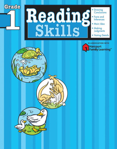 Reading Skills: Grade 1 (Flash Kids Harcourt Family Learning) (Flash Kids Harcourt Family Learning) book cover by 