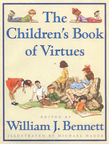 Children's Book of Virtues book cover by William J. Bennett