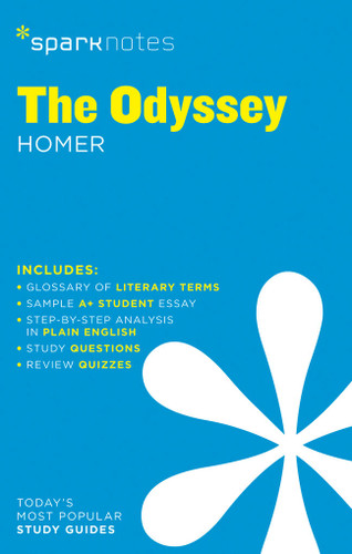 The Odyssey SparkNotes Literature Guide (SparkNotes Literature Guide Series) book cover by Homer, SparkNotes