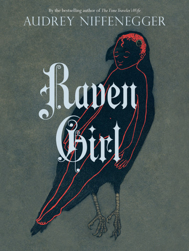 Raven Girl book cover by Audrey Niffenegger