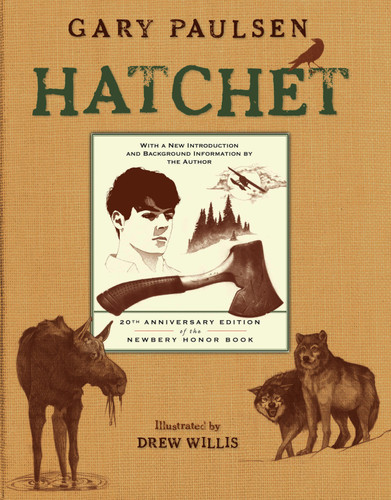 Hatchet: 20th Anniversary Edition book cover by Gary Paulsen