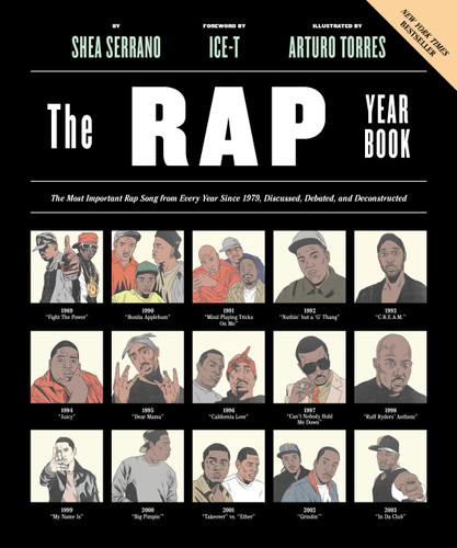 The Rap Year Book: The Most Important Rap Song From Every Year Since 1979, Discussed, Debated, and Deconstructed book cover by Shea Serrano